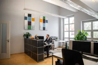 Büro der Steuerkanzlei in der Hainstraße in Bamberg