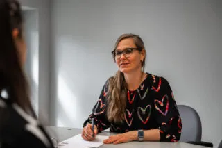 Beratungssituation in der Steuerberatungsgesellschaft Metzner in Lichtenfels